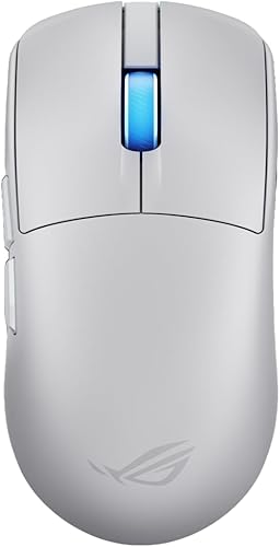 Miniatura 19 de ASUS ROG Harpe Ace Mini mouse inalámbrico para Esports de diseño pequeño y compacto, para diestros, 49g de peso ligero, conectividad Tri-Mode, 36K