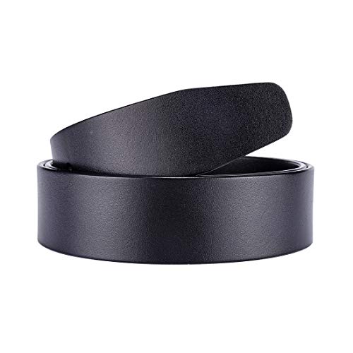 Vatee's Men's Replacement Genuine Full Grain Leather Adjustable Belt Without Buckle 1.34"(34mm)/1.5"(38mm) Wide2