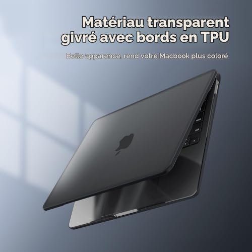 BlueSwan avec Coque MacBook Air 13 Pouces M1 2020-2018 Bords Anti-Chocs – vue 6