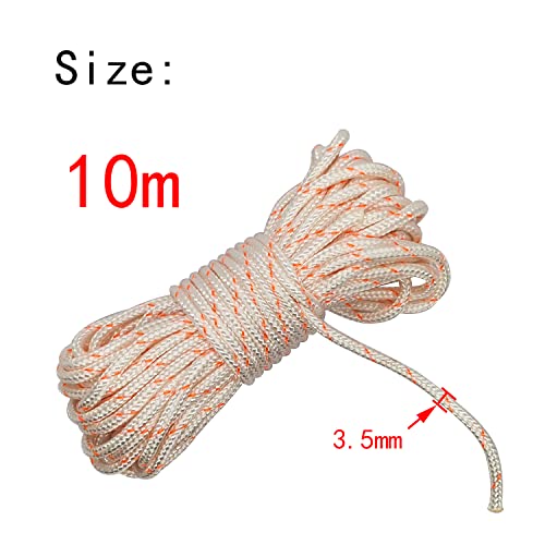 Lakeyulystore 3.5Mm 10Meter Lawn Mower Recoil Starter Rope Pull Cord Replacement Hus-Qva Sti-Hl Craftsman Chainsaw Trimmer Edger Brush Cutter Engine Parts #TOP1