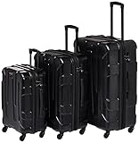 Samsonite Centric Hardside Expandable Luggage with Spinner Wheels, Black, Carry-On 20-Inch