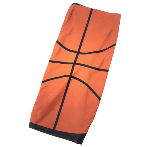 VANZACK Diadema para Ejercicios de Baloncesto en Poliéster Naranja Absorción de Sudor y Secado Rápido, Adecuado para Uso Diario y Actividades Deportivas