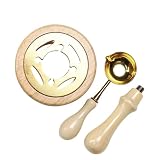 Kaeltsyn Juego de artesanías con Velas de Sellado eficiente para estampación de Madera de fusión rápida, Herramienta incluida, Juego de fusión de fácil aplicación