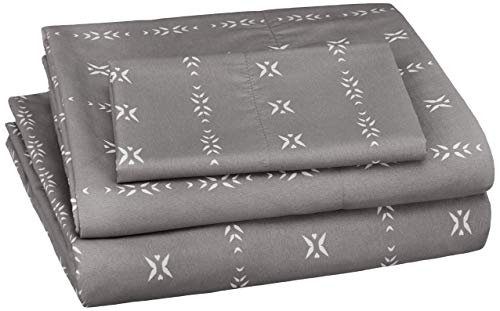 AmazonBasics Soft Microfiber Sheet Set with Elastic Pockets - Twin ...
