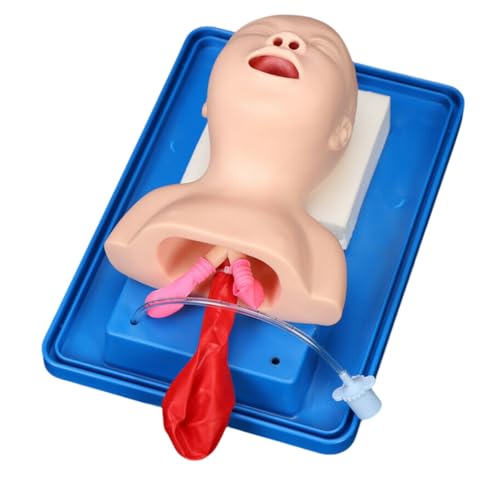 SHZICMY Infant Intubation Trainer, Pediatric Intubation Manikin, Newborn Airway Management Skills Trainer for Intubation Training