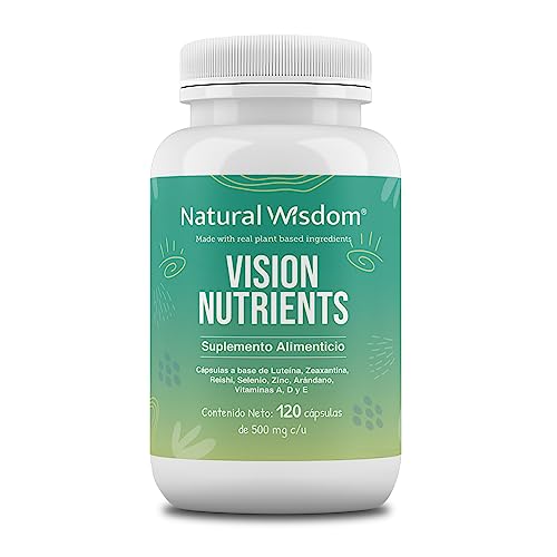 vitaminas para la vista en capsulas Marca Natural Wisdom