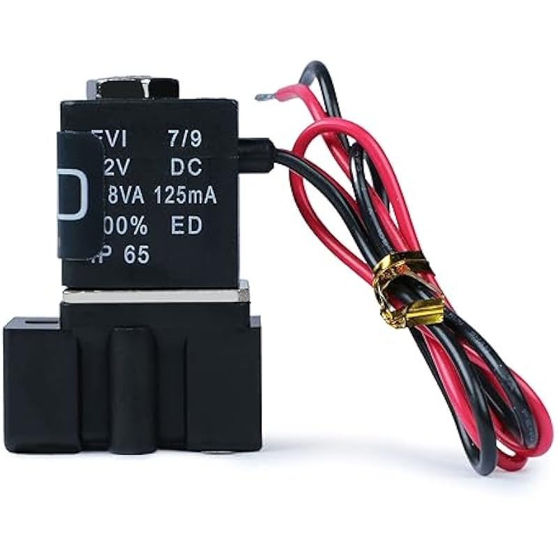 U.S. Solid Solenoid Valve 1/4 Normally Closed (N.C.) 12VDC Nylon (NEW Improved Crack-resistant Polymer) Blue Cap 1/4 inch 상세이미지 6