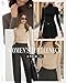 Neer 3 Pack Cotton Women's Turtleneck Long Sleeve Tops Thermal Underwear Base Layer Fall Winter Shirts Sweater(Cream Khaki, Mocha, Black,S)
