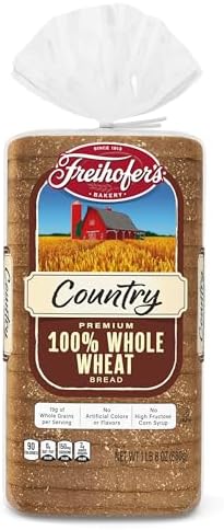Freihofer's Country Whole Wheat Bread, Wheat Bread, 24 oz Bag