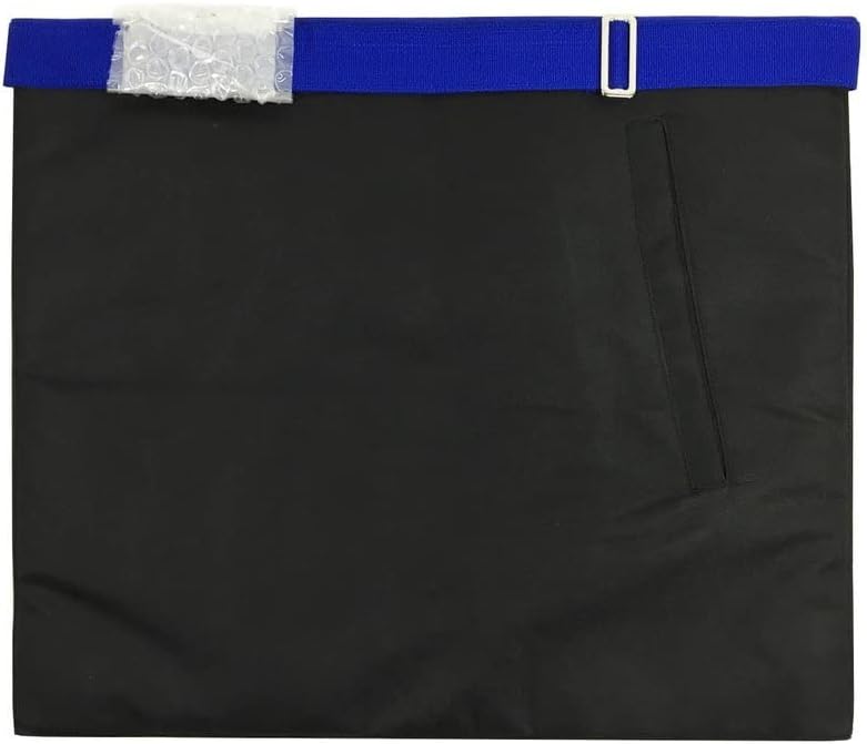 BRICKS MASONS Masonic Blue Lodge Master Mason Apron Machine Embroidery Blue