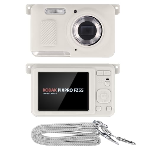 Baval �V���R�[���J�o�[�P�[�X Kodak PIXPRO FZ55 16MP CMOS�Z���T�[�f�W�^���J�����p (�z���C�g�P�[�X)