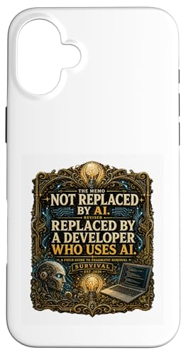 AI Funny Developer Programmer Coders�ɒu���������܂���B �X�}�z�P�[�X iPhone 16 Plus �p