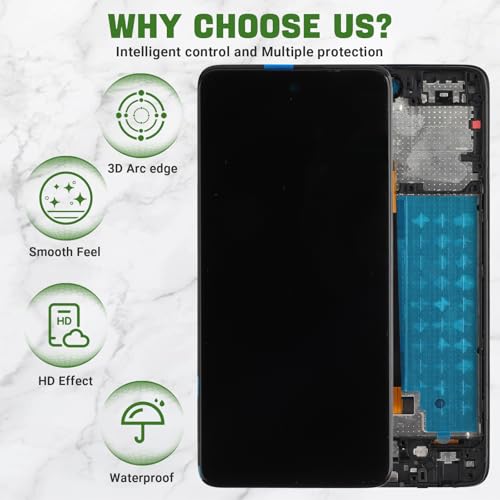 Kit d'outils de réparation pour écran tactile LCD cassé et son cadre noir