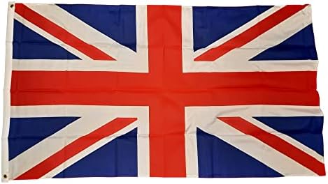 NWFlags Union Jack Flag 3ft x 2ft 75d Premium Polyester Suitable For Flagpoles
