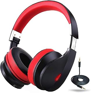Wireless Bluetooth Headphones Over Ear, Ausdom AH2-1 Stereo Bass Foldable Wireless Wired Headsets