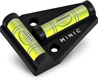 MINIC Magnetyczna poziomica przyczepa kempingowa - mini poziomica kamper - poziomica piramida - mała poziomica z magnesem - Magnetyczna poziomica T - poziomica do kampera