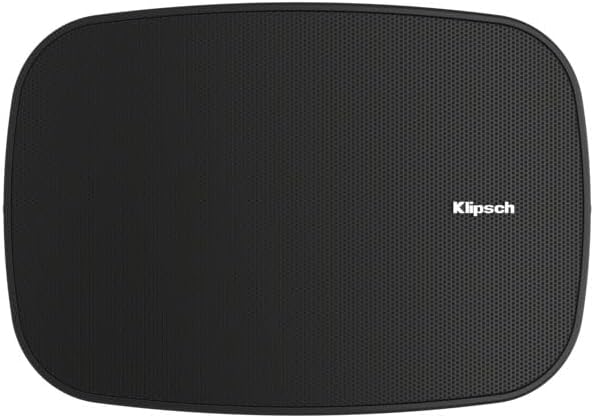 RSM-400 Indoor/Outdoor Speaker, Black (Pair) - Two-Way All-Weather Loudspeakers - 4" IMG Woofer & .75" Titanium Dome Tweeter