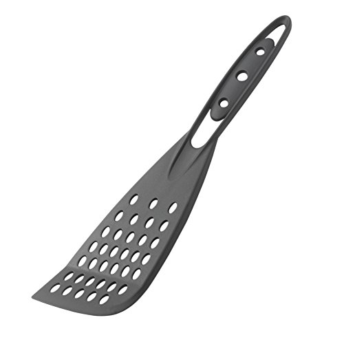 Pedrini 172 Paletta Fritti da cucina, Nylon, Nero, 38.5 x 7 x 2 cm