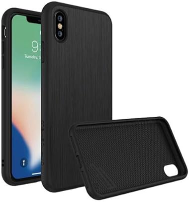 RhinoShield Funda para iPhone MAX  SolidSuit  Funda Protectora Dise o Compacto Absorbente Impactos hasta 3 5 con Acabado Premium Mate Acero Pulido Imitaci n 