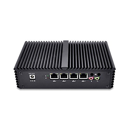 Qotom Q330G4 Industrial Pc Gateway Firewall Router - Intel I3 4005U Aes-Ni, 4 Gigabit Nics (No Ram, No Ssd) #TOP1