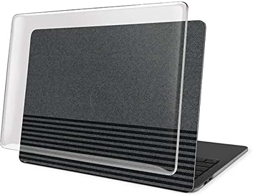 Skinit Case + Skin Compatible with MacBook Pro 16in (2019-20) Originally Designed Black and Grey Stripes Design