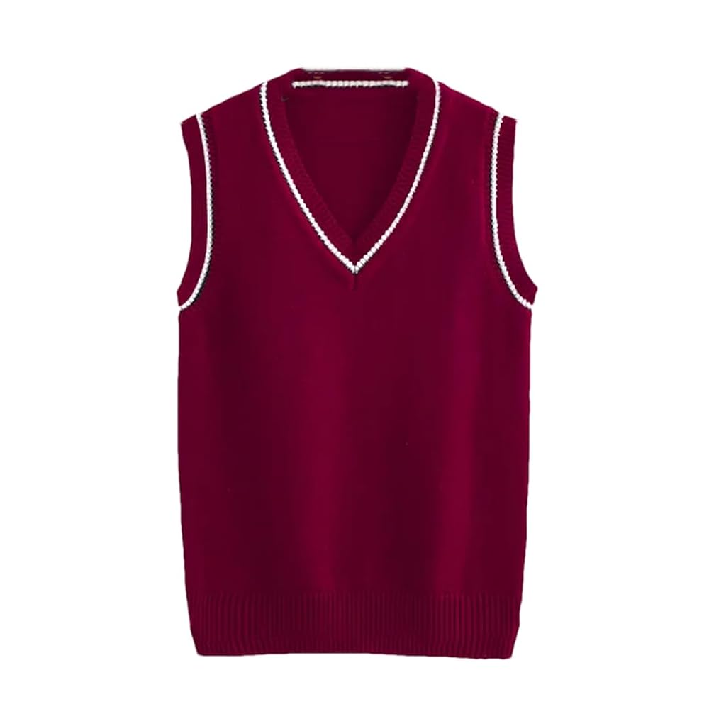 Amazon.com: Niiyyjj Men V-Neck Sweater Vest Plus Size