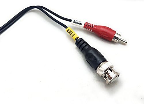 MainCore 1.5m Scart TV to CCTV BNC Plug & RCA Phono Audio Video Converter Cable