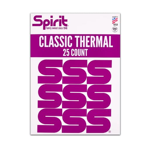 Spirit® Classic Thermal Tattoo Stencil Transfer Paper, 8.5" x 11" (25 Sheets) Professional Tattoo Stencil Paper, Skin Safe, Certified Vegan, Made in USA