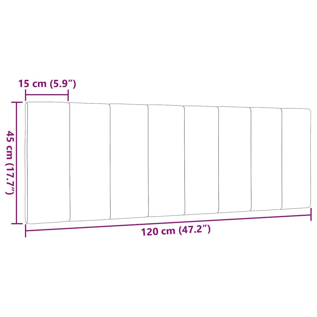 Poduszka Hanko Cream 120 cm, miękka tkanina poliestrowa, montaż ścienny, do sypialni, wygodny dodatek do łóżka