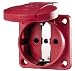 Produktbild Mennekes Schuko-Anbau-Steckdose 11033 16A,2p+E,230V,rt SCHUKO® Schutzkontakt-Anbausteckdose 4015394184652