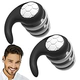 Bouchons d'oreille antibruit – Inserts de natation en élastomère de 2 cm, poignée en étanche, capsules d'isolation hydro avec récipient de protection de piscine | Utilise la natation, la