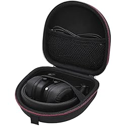 Funda para Marshall Major IV/III/II, Mid, Monitor Headphones Casco, Carcasa rígida Bolsa de Transporte para Auriculares (Black)