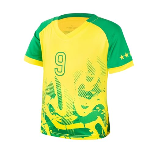 Image of Cnins Kids Soccer Jersey Kit for Boys & Girls- Breathable & Quick-Dry - Youth Soccer Football Training Gifts (2T-14Y)