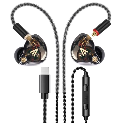 Image of Audiovance Vibes 202ML HiFi Wired Earbuds for iPhone 14 /13 /12 /11 /X, Pro Max