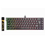 The G-Lab Keyz Titanium HE – Gaming-Tastatur, 65% magnetisch, Hot Swap