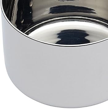 MasterClass Professional Stainless Steel Mini Saucepan / Sauce Serving Pot, 6.5 cm (2.5), Silver