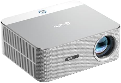 FunFlix P7 Android Full HD Projeksiyon Cihazı, 4K Destekli, Lisanslı Android TV, LED 7000 Lümen, Bluetooth, 8W Hoparlör, HDMI ve USB Girişli - Görsel 1