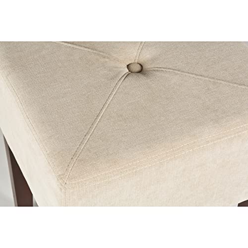 Hillsdale Furniture Bellamy Backless Vanity Stool, Beige #TOP1