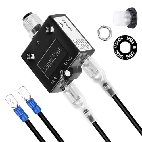 Image of Automotive Fuses Tester with Fast Response Time Under 0.1s High Strength Fuses Protector for Car & Boat Electrical Systems Button Protective Device
