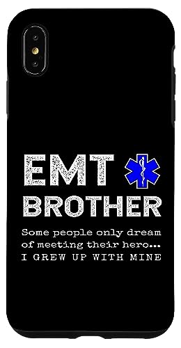 Proud EMT Brother �~�}��ËZ�p�� �o�� ���p �X�}�z�P�[�X iPhone XS Max �p
