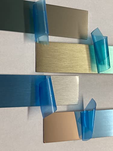 Aluminium Gebürstet 2500x21x0,5 mm Selbstklebend V2A Edelstahlblech Blechstreifen Blende Streifen Leiste Flachleiste Abdeckleiste Fensterleiste