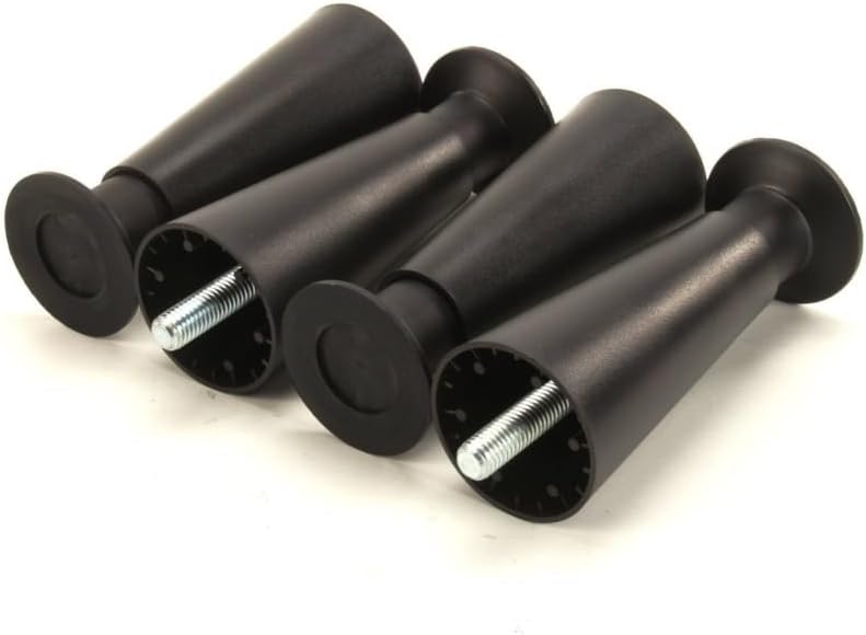 Ice-O-Matic 9021001-04 Leg Set, 6-Inch, Plastic Finish