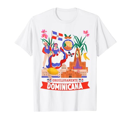 Idea de bandera de República Dominicana para mujeres República Dominicana Camiseta