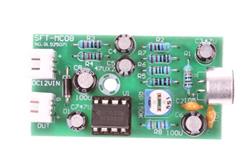 Noyito 12V High-Fidelity Microphone Pickup Module Noise Reduction Microphone Amplifier Board High Sensitivity Kit - Adjustable Sensitivity #TOP4