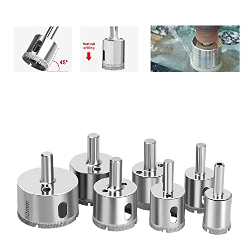 10 piezas brocas de diamante para vidrio y cerámica miniatura 3