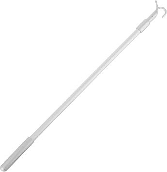 VOSAREA Blind Wand Vertical Blinds Replacement Inch Window Blind Tilt Rod Curtain Control Handle Stick with Hook and Grip for Cordless Window Blinds and Shades