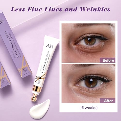 Anai Rui Caffeine Bakuchiol Firming Eye Cream, Retinol & Peptide Eye Cream For Dark Circles thumb #5