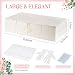 Imagen de FACULX Caja de almacenamiento para vestidos de novia