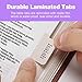 ZeriLion Laminated Spanish Bible Tabs Large Print Adhesive Stickers for Easy Reading and Application Christian Bible Index Tabs(90 Adhesive)