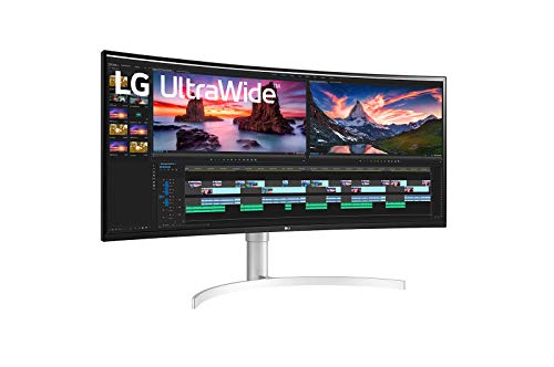 Lg 38” 38Bn95C-W Qhd+ Nano Ips Curved Ultrawide™ Monitor (3840X1600) With Thunderbolt™ 3 Port, 1 Ms Response Time, 144 Hz Refresh Rate, Displayhdr™ 600, Black Stabilizer & Dynamic Action Sync #TOP2
